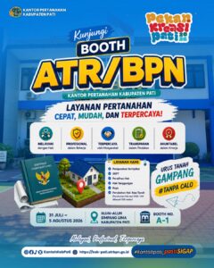 📢 HALO #SobATRBPN! Punya urusan tanah? Yuk, mampir ke booth ATR/BPN! 🏡✨