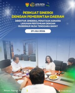 Mengawali kunjungan kerjanya di Nusa Tenggara Barat, Direktur Jenderal Penataan Agraria, Embun Sari melakukan pertemuan dengan Gubernur Nusa Tenggara Barat, Lalu Muhammad Iqbal