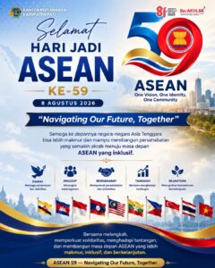 🌏 Selamat Hari Jadi ASEAN ke-59 8 Agustus 2026