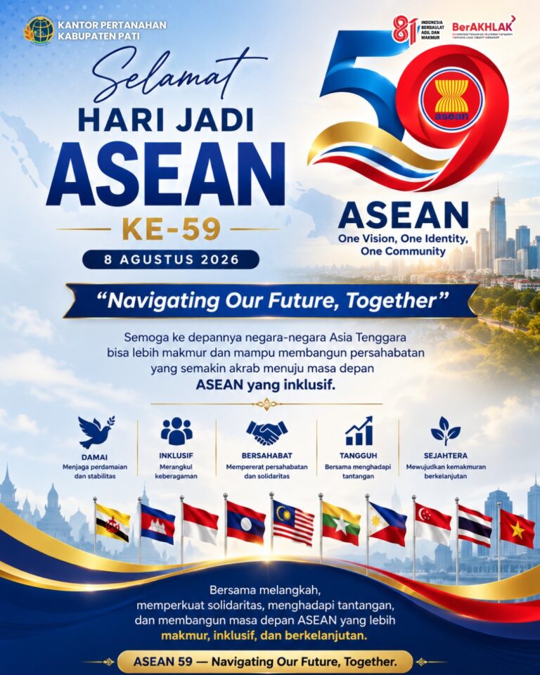 🌏 Selamat Hari Jadi ASEAN ke-59 8 Agustus 2026