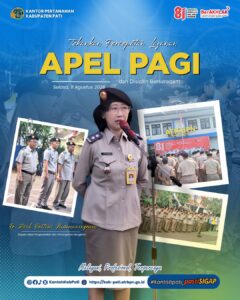 Apel Pagi Kantor Pertanahan Kabupaten Pati Tekankan Disiplin Berseragam