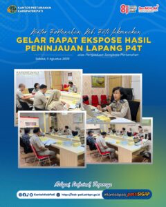 Kantor Pertanahan Kabupaten Pati Gelar Rapat Ekspose Hasil Peninjauan Lapang P4T