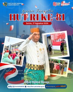 Kantor Pertanahan Kabupaten Pati Gelar Upacara HUT ke-81 Kemerdekaan Republik Indonesia