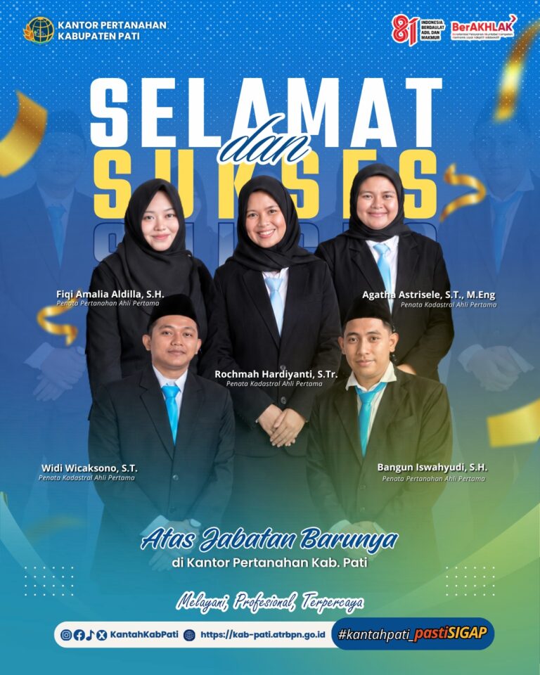 SELAMAT DAN SUKSES ATAS JABATAN BARUNYA