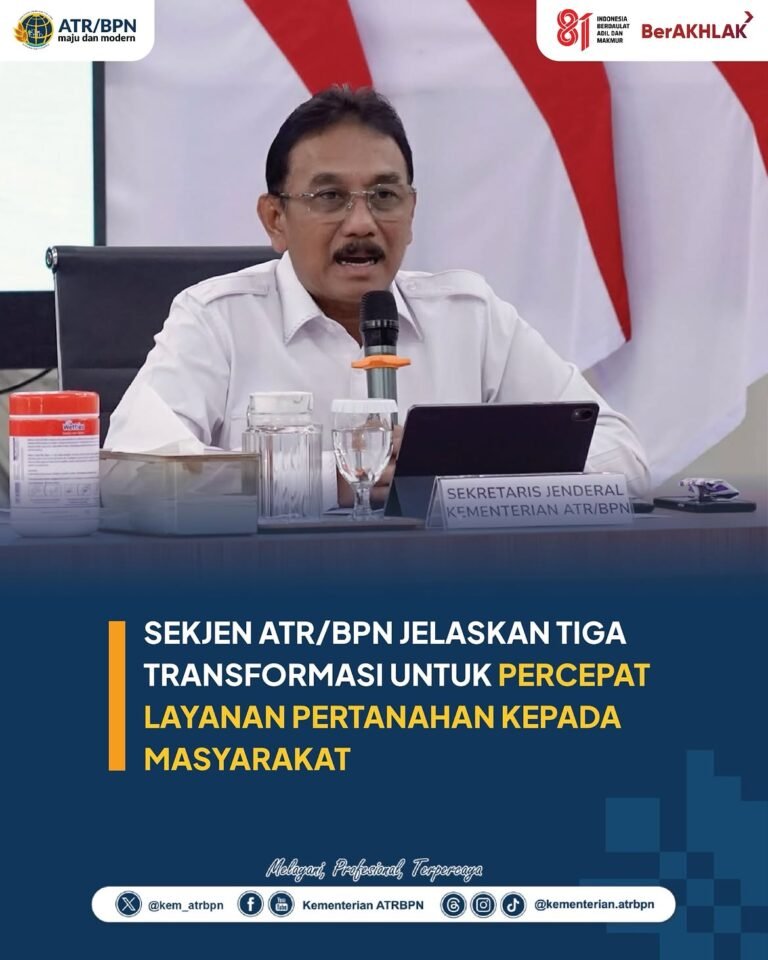 Halo #SobATRBPN, Dalam konferensi pers yang berlangsung di Auditorium Badan Komunikasi Pemerintah RI, Jakarta