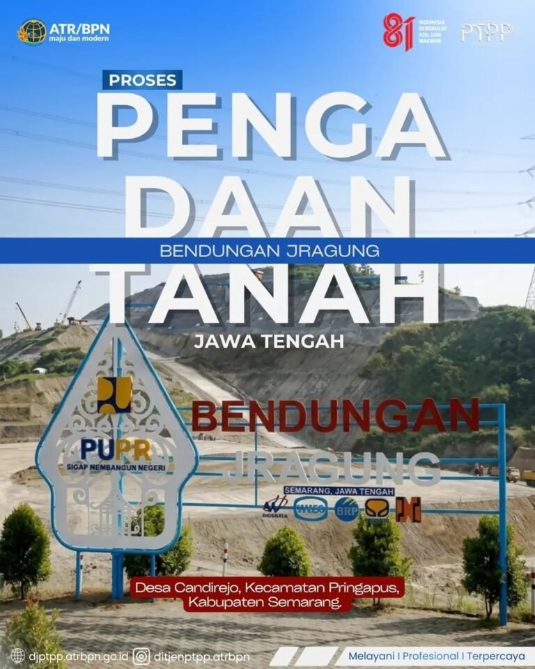Kehadiran Bendungan Jragung diproyeksikan akan memberikan multiplier effect bagi warga sekitar! ✨💧