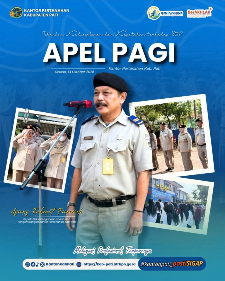 Apel Rutin, Kepala Seksi Pengadaan Tanah dan Pengembangan Tekankan Kedisiplinan dan Kepatuhan terhadap SOP