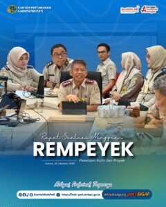 Kantor Pertanahan Kabupaten Pati menggelar Rapat Evaluasi Mingguan Pekerjaan Rutin dan Proyek (REMPEYEK)